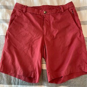 Lululemon Red ABC Shorts